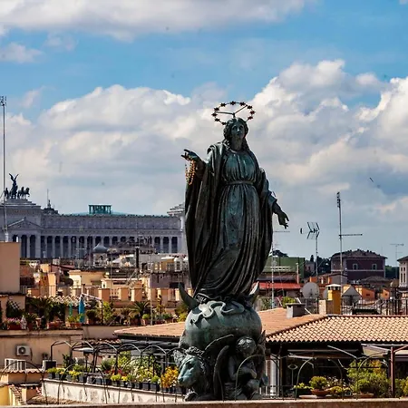 Daire Spanish Steps With Panoramic Roof-terrace *