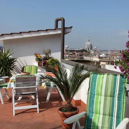 Spanish Steps With Panoramic Roof-terrace Apartment