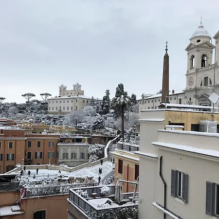 Spanish Steps With Panoramic Roof-terrace Rome