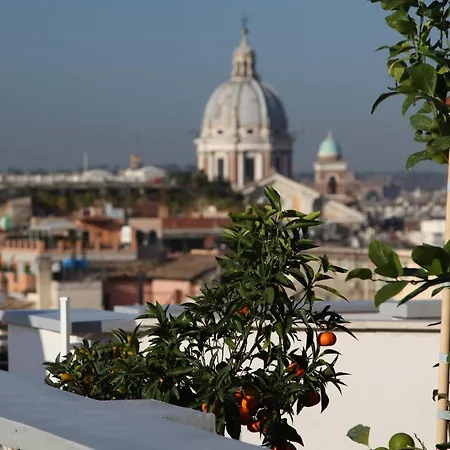 Spanish Steps With Panoramic Roof-terrace Rome